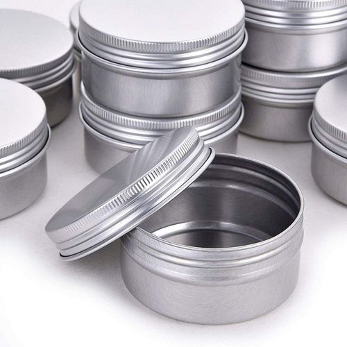 Pot cosmétique en aluminium vissable