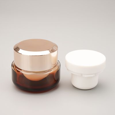 Pot cosmétique en verre rechargeable